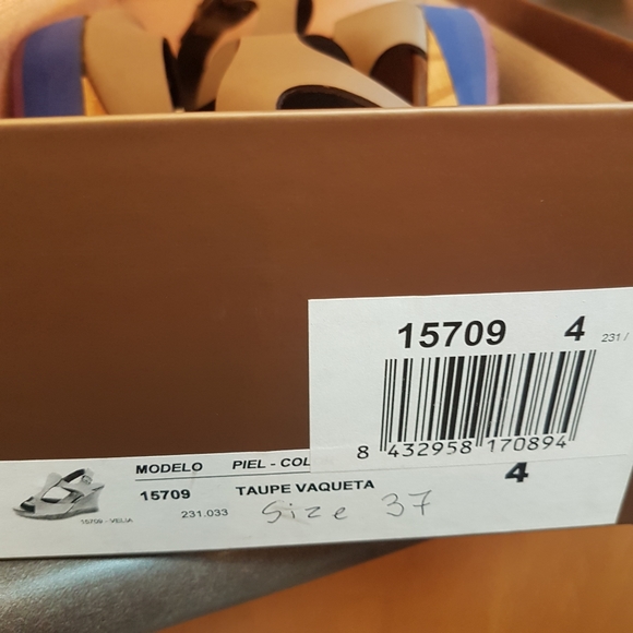 Audley London sandals wedge - Picture 8 of 8